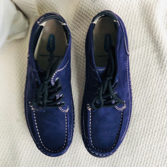 Purple Wolky Moccasin Style Suede Shoe EU size 39 - Picture 7 of 9